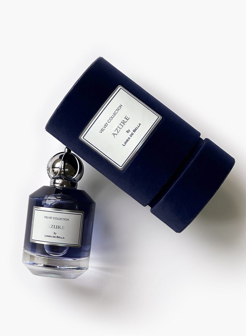 Linea De Bella Velvet Azure Eau de Parfum 100ml – Luxury Arabic Unisex Perfume with Seaweed, Cassis, Bergamot, Jasmine Tea, Iris, Sandalwood & Musk - Image 4